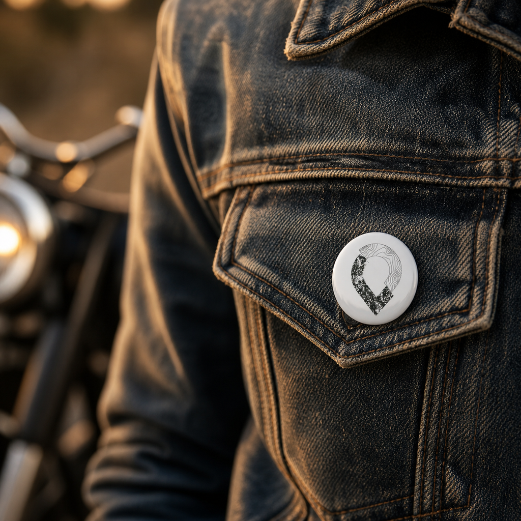 Set of pin buttons