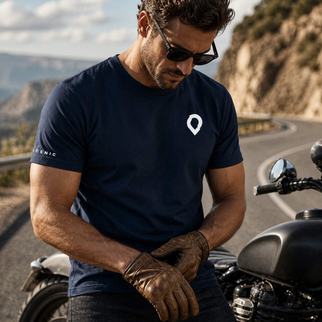Scenic Men's Dark T-Shirt