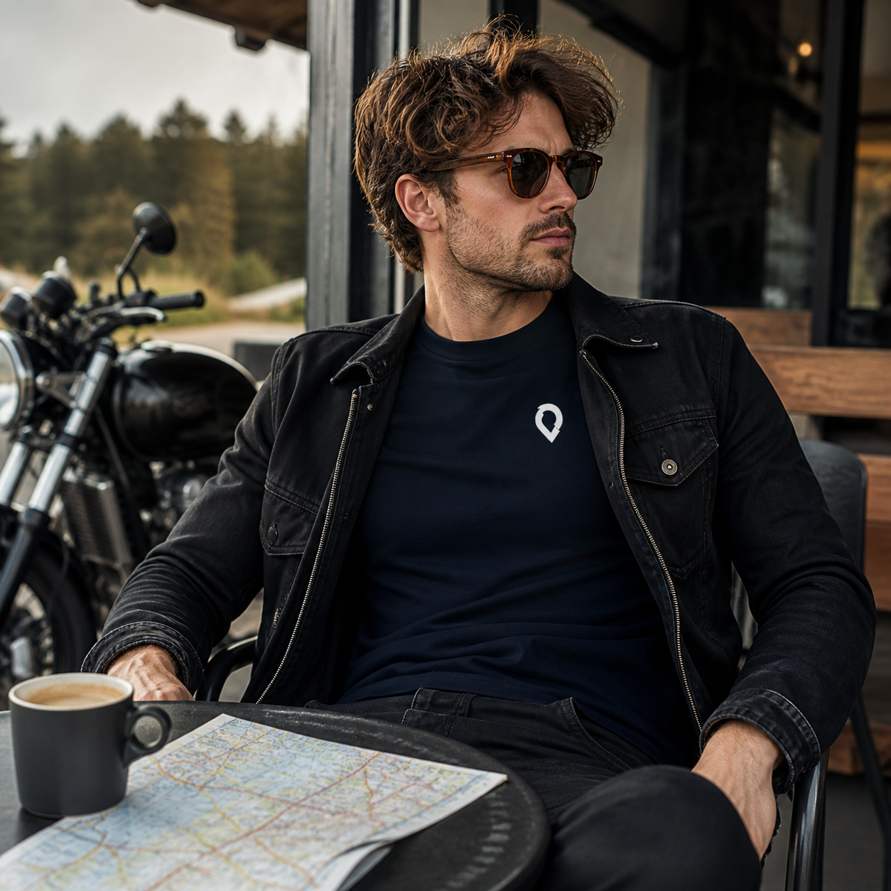 Scenic Men's Dark T-Shirt