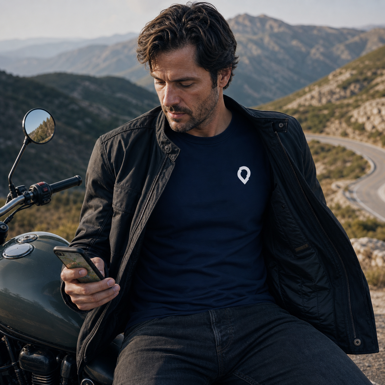Scenic Men's Dark T-Shirt